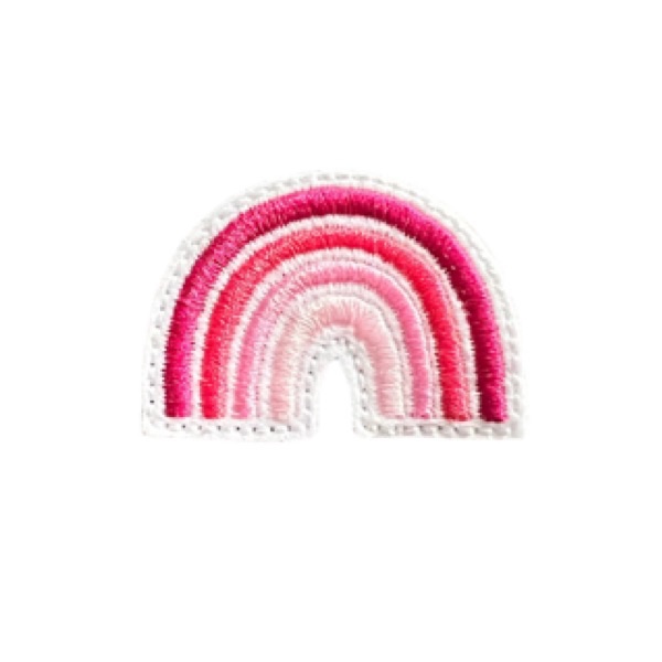 Rainbow 4 feltie pink 
