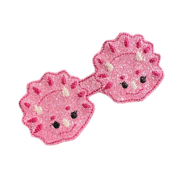 Dino top or tails bow parts pink