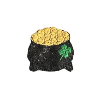 Pot Of Gold Feltie Glitter