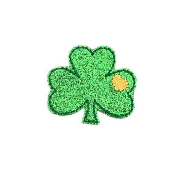 Shamrock with Heart feltie