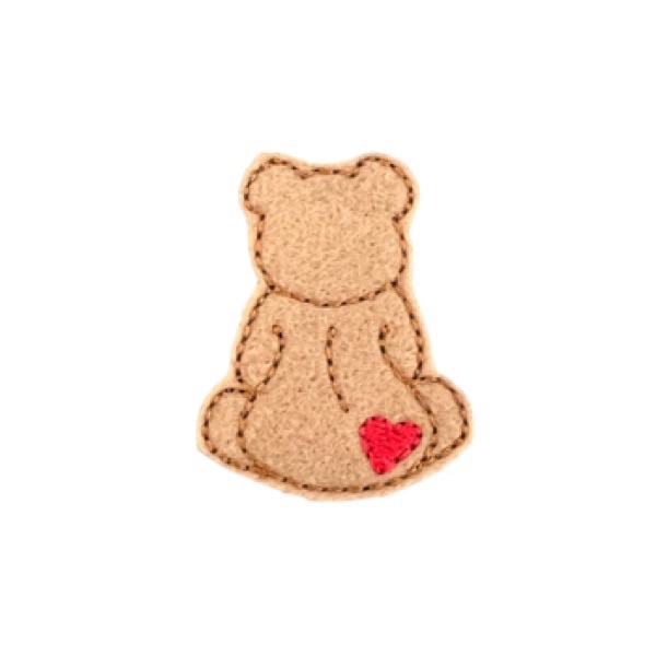 Teddy love feltie