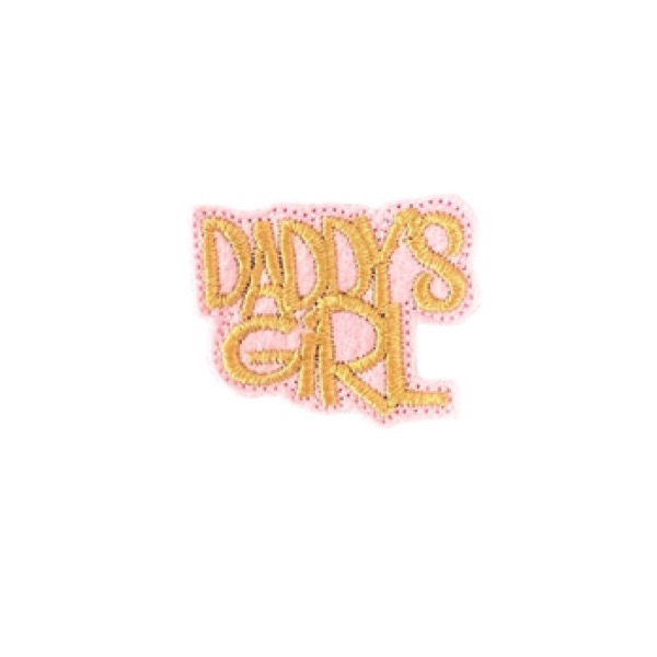 Daddy’s girl pink and gold feltie