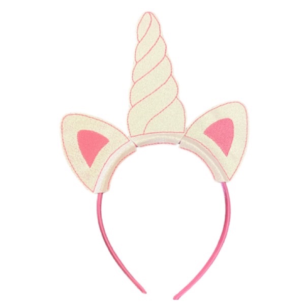 Unicorn horn and ears headband sliders