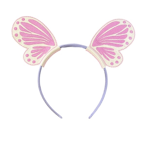 Butterfly wing sliders lilac