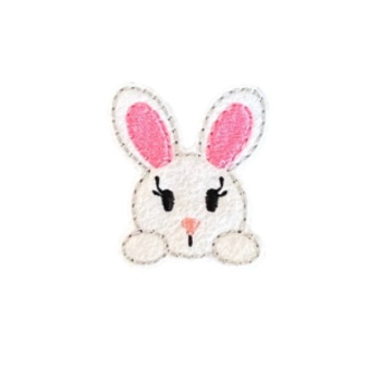 Peeping Bunny Feltie