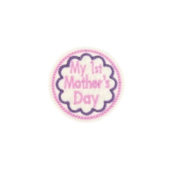 My 1st Mother’s Day Feltie Purple