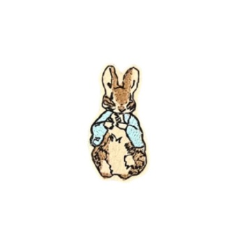 Rabbit in blue jacket feltie