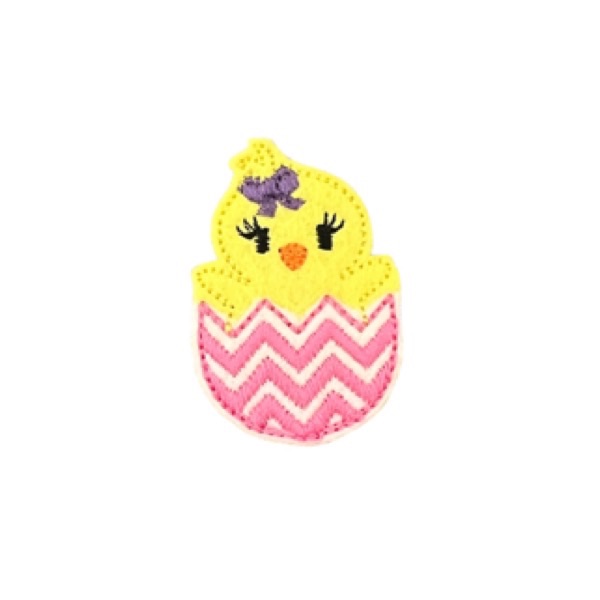 Hatching chick feltie Pink