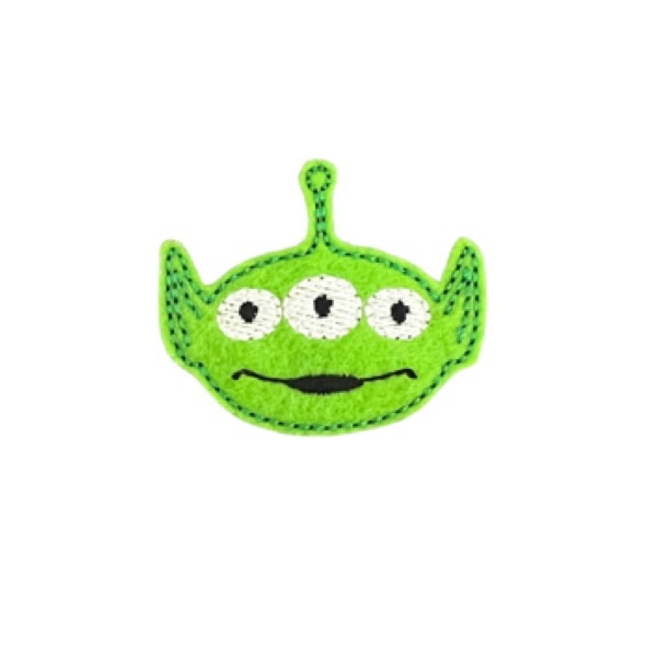Green alien feltie