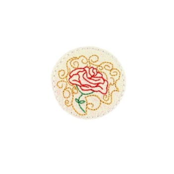 Swirl rose feltie
