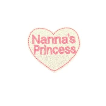 Nanna’s Princess Heart Feltie Pink