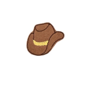 Cow Boy Hat Feltie Brown