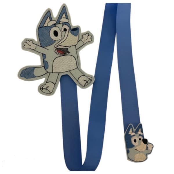 Blue Dog Bow Holder Feltie Set