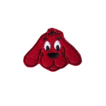 Red Dog Head Feltie