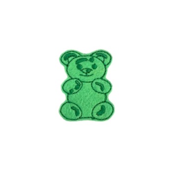 Gummy Bear Feltie Green
