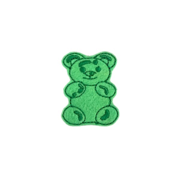 Gummy Bear Feltie Green