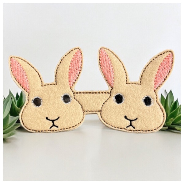 Bunny top or tail bow part