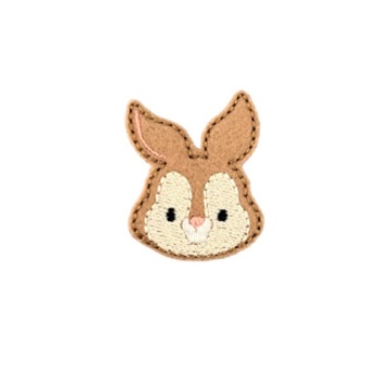 Brown bunny head feltie