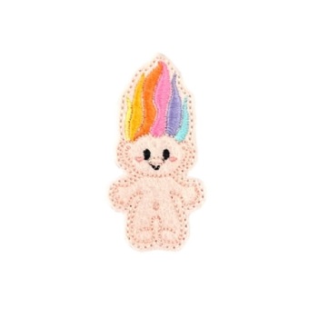 Rainbow Troll Feltie
