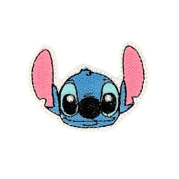 Blue Alien Head Feltie