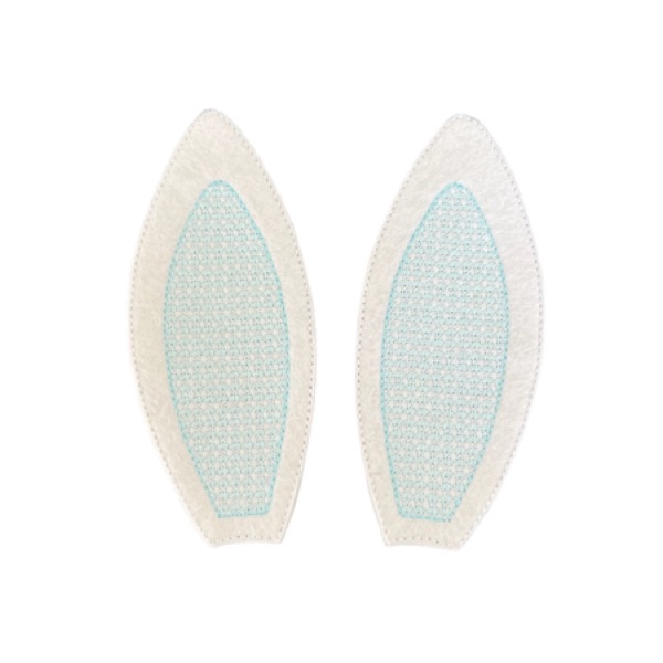 Bunny ear headband slider blue