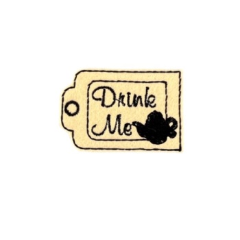 Drink me feltie