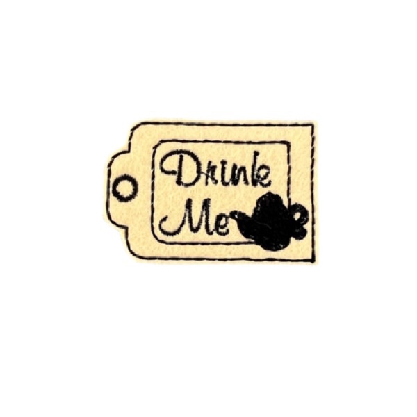 Drink me feltie