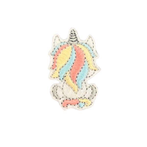 Unicorn back 1 feltie