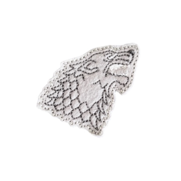 Wolf head feltie