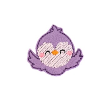 Bird Feltie Purple