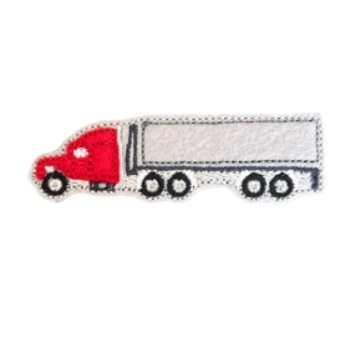 Semi Box Truck Feltie Red