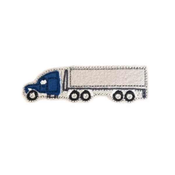 Semi Box Truck Feltie Blue