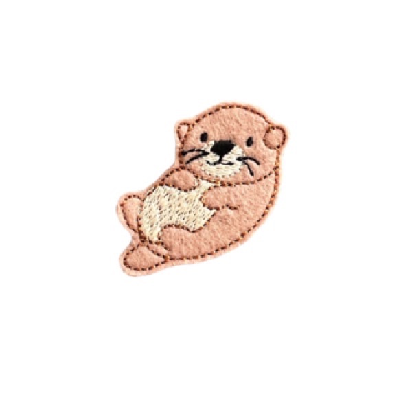 Chubby Otter Feltie Brown