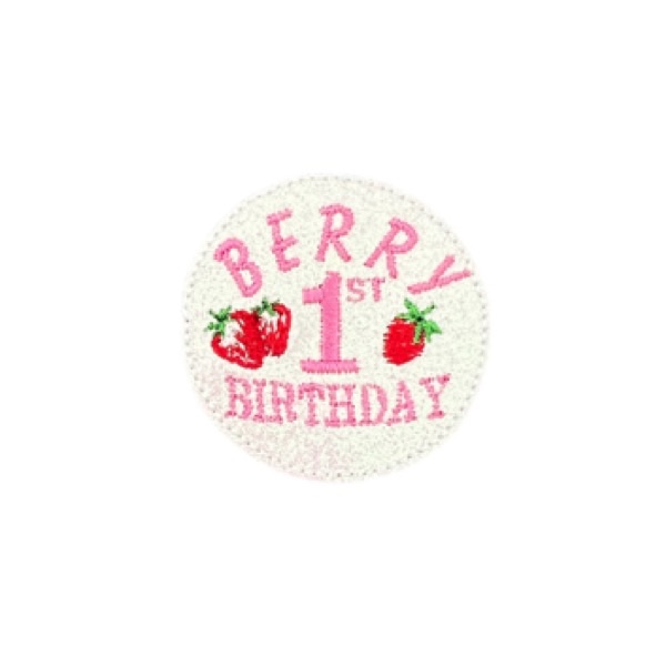 Berry 1st Birthday Feltie