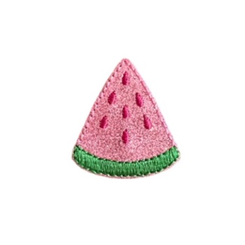 Watermelon Feltie Pink Glitter