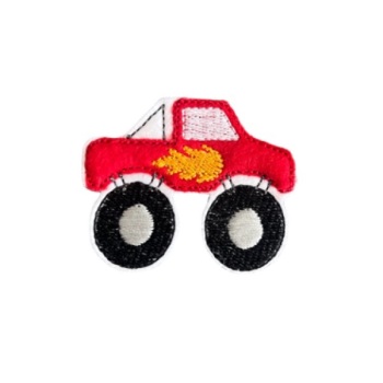 Monster Truck Feltie Red