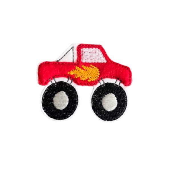Monster Truck Feltie Red