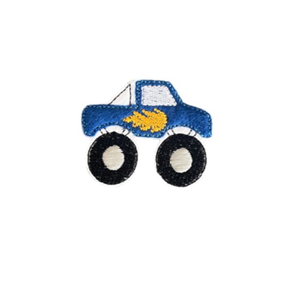 Monster Truck Feltie Blue
