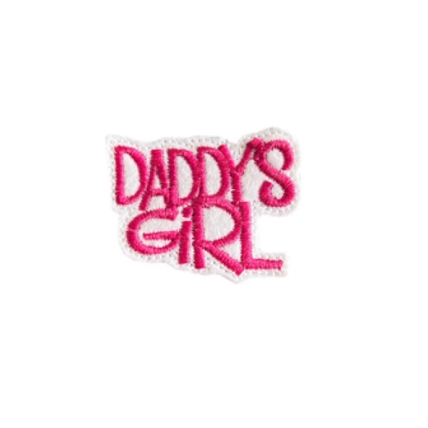 Daddy’s girl white and pink feltie