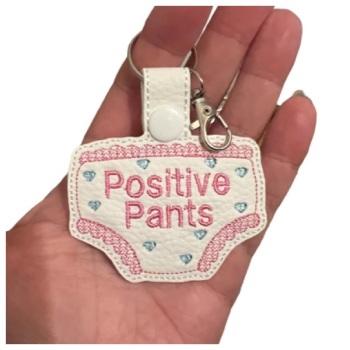 Positive Pants Keyring