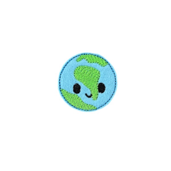 Planet earth feltie