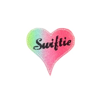 Swiftie Heart Feltie Rainbow