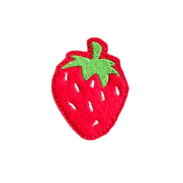 Summer strawberry feltie