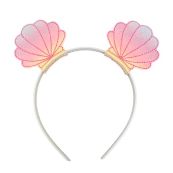 Shell Headband Sliders Rainbow Pastel