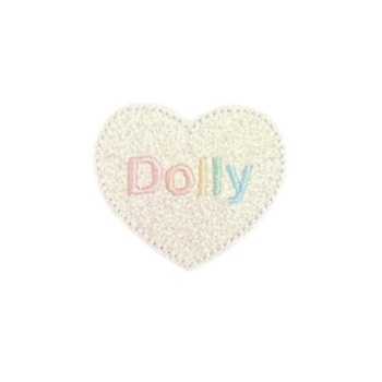 Heart Personalised Feltie Pastel Rainbow