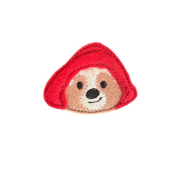 Red Hat Bear Feltie