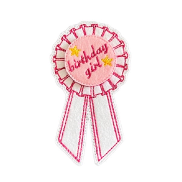 Birthday Girl Rosette Felties