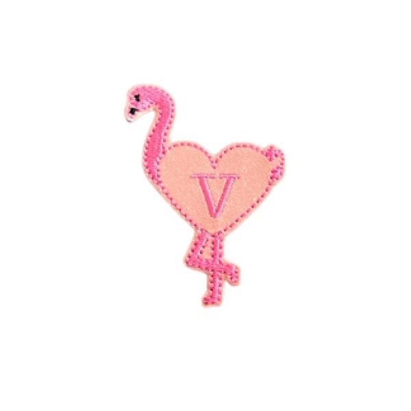 Initial Flamingo Feltie