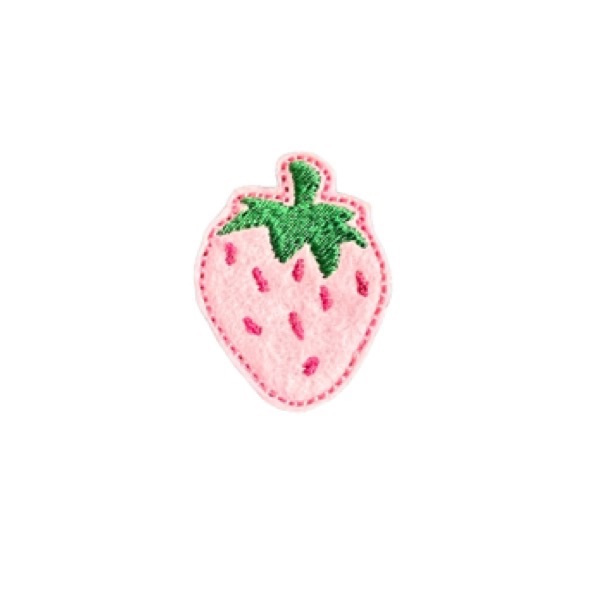 Mini Strawberry Feltie Pink