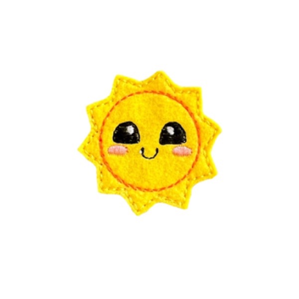 Happy sun shine feltie